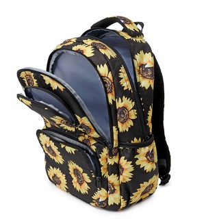 GOOD Sunflower School mochila 14" mochila portátil Casual Daypack escuela Bookbag (6)
