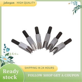 jakegan - cabezales de chaflanado (6 tipos) para carpintería