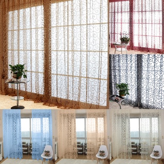 [cab]cortinas de tul para ventana/cortinas de gasa para sala de estar/cocina (1)