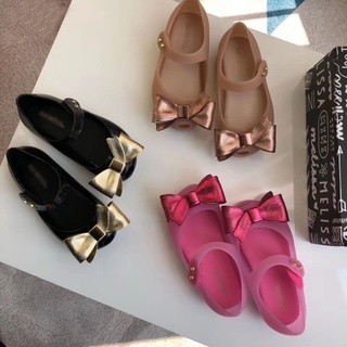 Melissa Zapatos De Los Niños Elsa Princesa Xiangxiang Zapatos.niños Bowknot Bebé Suela Suave Jelly Niñas Sandalias