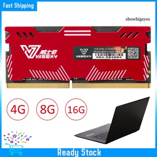【Ready Stock】Str_Vaseky DDR4 4G 8G 16G Compatible Laptop Memory RAM Module Computer Accessories