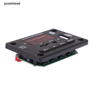 Pumiwei 12V MP3 Decodificador Módulo De Placa Bluetooth 5.0 Coche USB Reproductor MP3 CL