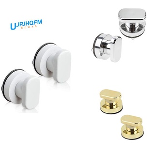 Suction Cup Handle Door 2 Pieces Suction Cup Handle Drawer Cabinet Fridge Door Glass Portable Mobility Handle White