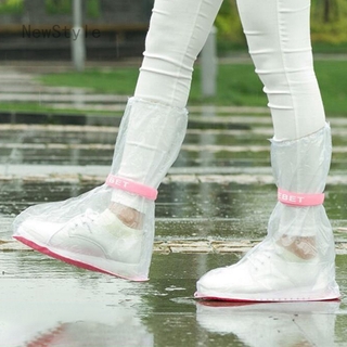 cubierta de botas de lluvia impermeable impermeable bota de lluvia cubierta engrosada al aire libre resistente al desgaste antideslizante hombres y mujeres botas de lluvia de alta parte superior