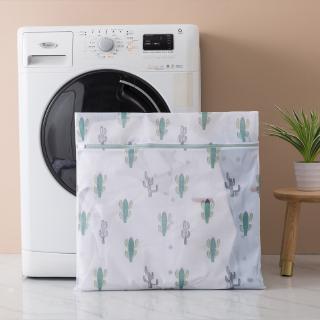 6 tamaños Cactus impreso malla fina bolsa de lavandería sujetador bolsa de lavado para calcetines (3)