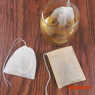 AWAR 100 unids/lote bolsa de té filtro bolsas de papel vacío cordón bolsitas de té para té de hierbas