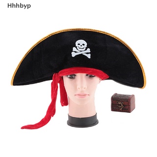 Hyp> Hot Pirate Captain Hat Skull Crossbone Cap Costume Fancy Dress Party Halloween well
