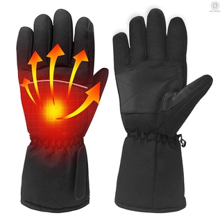 guantes con calefacción para hombres y mujeres/guantes eléctricos de invierno térmicos para calefacción de pantalla táctil/guantes para ciclismo/senderismo/esquí