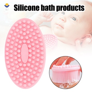 cepillo de baño de silicona portátil multifuncional reutilizable suave ducha cepillo de masaje para niños adultos