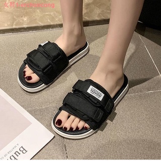 Zapatilla mujer exterior desgaste la celebridad de verano 2021 nueva celebridad celebridad versión coreana de la tendencia de sandalias gruesas