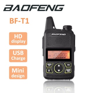 bf-t1 mini walkie talkie portátil de dos vías de radio + cargador usb +auriculares