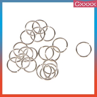Cxxxx anillos abiertos De plata Esterlina 925 con 60x3-6mm Para hacer joyería (8)