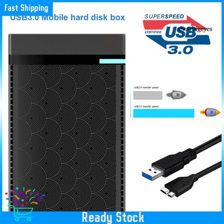 【Ready Stock】Str_USB3.0 Adapter 2.5inch SATA SSD HDD Enclosure Laptop Mobile Hard Disk Case Box