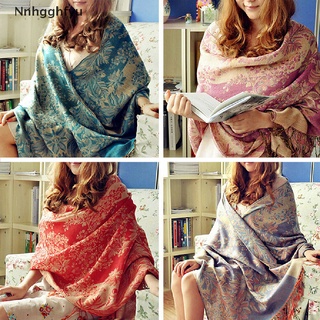 [nnhgghfyu] mujer señora larga suave cálida bufanda envoltura grande chal de invierno estola pashmina venta caliente