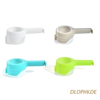 DLOPHKDE Seal Pour Food Storage Bag Clip Snack Sealing Clamp with Discharge Nozzle Travel