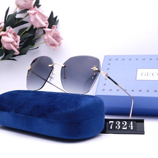 ! ¡Gucci! Las nuevas gafas de sol polarizadas Anti-UV 400 para conducir para mujer Cermin Mata Hitam