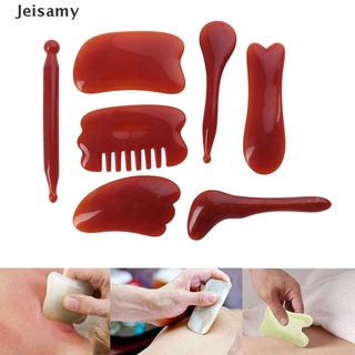 [Jei] 1 pieza Gua Sha herramienta de masaje raspador de cuerpo raspador de cuidado de la salud masajeador BR583 (1)