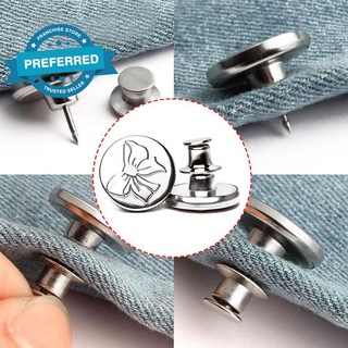 Reemplazo Jean botones reutilizables ajustable Jeans Simple sin instalación sin costura para pantalones G7H7