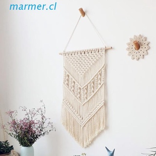MAR3 Macrame Wall Hanging Tapestry Wall Decor Boho Chic Handmade Cotton Woven Decor