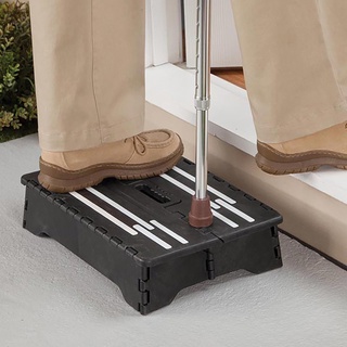 Portátil plegable paso taburete plataforma coche casa altura aumentar el anciano adulto niño cerraduras en lugar antideslizante muebles pie taburete (2)