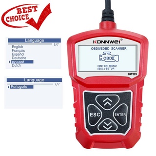 kw309 obd ii escáner de coche profesional automotriz lector de código detector de vehículos (3)