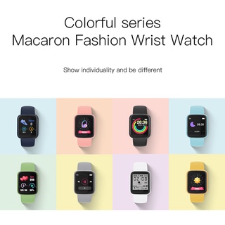 Y68 Reloj inteligente Macaron bluetooth monitorización de la salud a prueba de agua pkD20 smart watch (2)