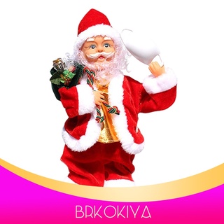 Brkokiya figura Musical/papá Noel eléctrica/colgante De muñeca/juguete Divertido/navidad/Festival De navidad/año nuevo/oficina (1)