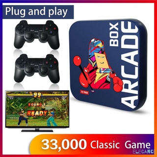 Arcade Box Classic Retro Game Console for PS1/DC Built-in 33000 Games 64GB Mini Video Game Super Console 4K HD Display on TV avcx