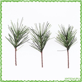Green Artificial Pine Picks Pine Needle Garland Christmas Artificial Greenery Holiday Home Decoration,Set of 100