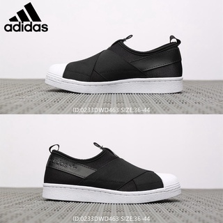 Adidas Superstar Slip On W elástico vendaje casual zapatos planos hombres mujeres zapatos (1)