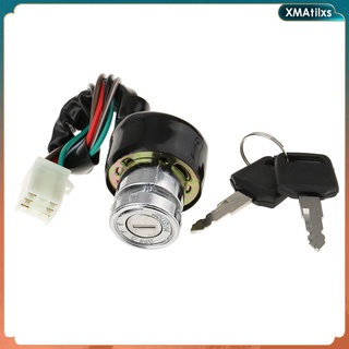 Ignition Starter + 2x Key Lock Ignition Switch Motorcycle