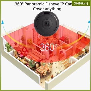panoramic wireless 360 ip cámara soporte tarjeta sd 1080p hd para elder baby (2)
