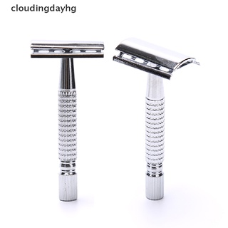 cloudingdayhg mango corto clásico de seguridad de afeitar de doble borde para hombre manual de afeitar con 1 hoja de productos populares