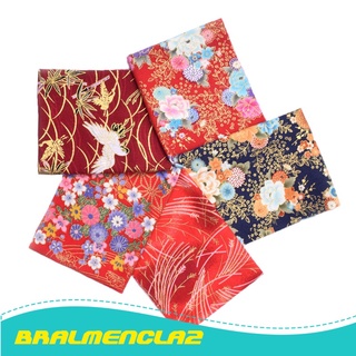 [bralmencla2] 5 pzs tela De algodón Para Costura tejido templado De tela De tela De tela Floral