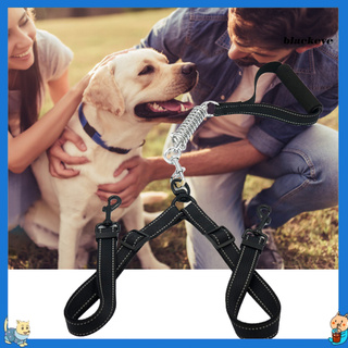 Blackeve -2 piezas/juego de correa ajustable de doble punta para mascotas, reflectante, cuerda de tracción para perros