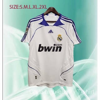 Retro 07/08 Real Madrid home Football jersey