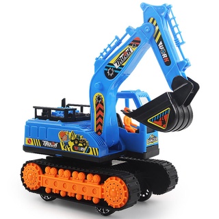 Excavadora grande para bebé excavadora excavadora juguete gancho máquina inercia ingeniería vehículo modelo de coche de juguete para niños