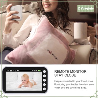 LCD Screen WiFi Video Baby Monitor Nanny Camera 8 Lullabies for Parents (5)