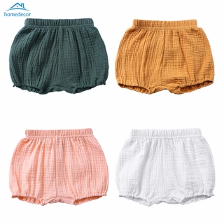 6-36 M Shorts De algodón De verano Para bebés recién nacidos De color sólido