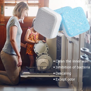 30pcs lavavajillas limpiador de manchas de aceite detergente doble colores tabletas de limpieza