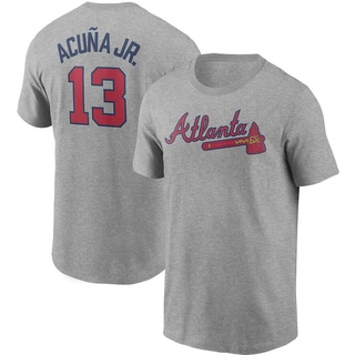 MLB jersey Atlanta Braves Hombres Mujeres Cuello Redondo T-shirt Juventud Fresco Hielo Béisbol Manga Corta Casual Camiseta De Moda Diaria