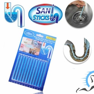 Sani STICKS 12 pzas De Espuma De agua Para limpieza De agua/llavero De baño/baño/baño/12 pzs Stick