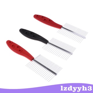 [Precio de actividad] cepillo de aseo de mascotas de 2 lados peine maquinilla de afeitar peluquería afeitado Trimmer rastrillo (1)