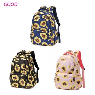 GOOD Sunflower School mochila 14" mochila portátil Casual Daypack escuela Bookbag (1)