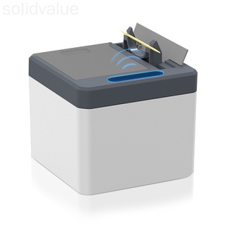 Dispensador de palillos de dientes eléctrico automático palillo de dientes inteligente caja de almacenamiento solidvalue