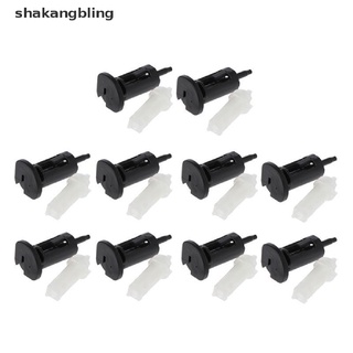shkas 10 piezas clip de montaje de plástico para intel 4 way cpu enfriadores cpu disipador de calor ventilador bling
