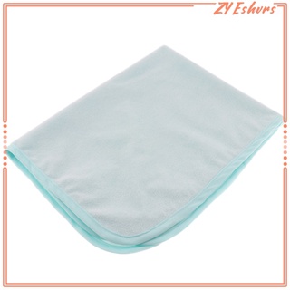 adulto niños impermeable lavable almohadilla super absorbente pis protector azul