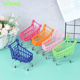 [IOI]Mini carrito de compras supermercado Handcart carrito de compras modo de almacenamiento juguete
