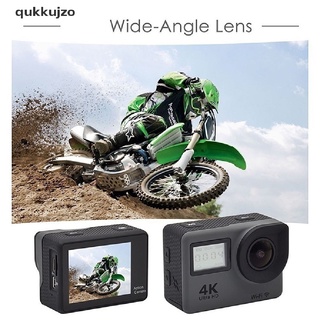[qukk] 4k 1080p hd 2" dual screen sport action cámara dv wifi impermeable as go pro uk 458cl (2)
