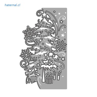 sombrero árbol de navidad encaje metal troqueles de corte plantilla diy scrapbooking álbum de papel tarjeta plantilla molde relieve decoración